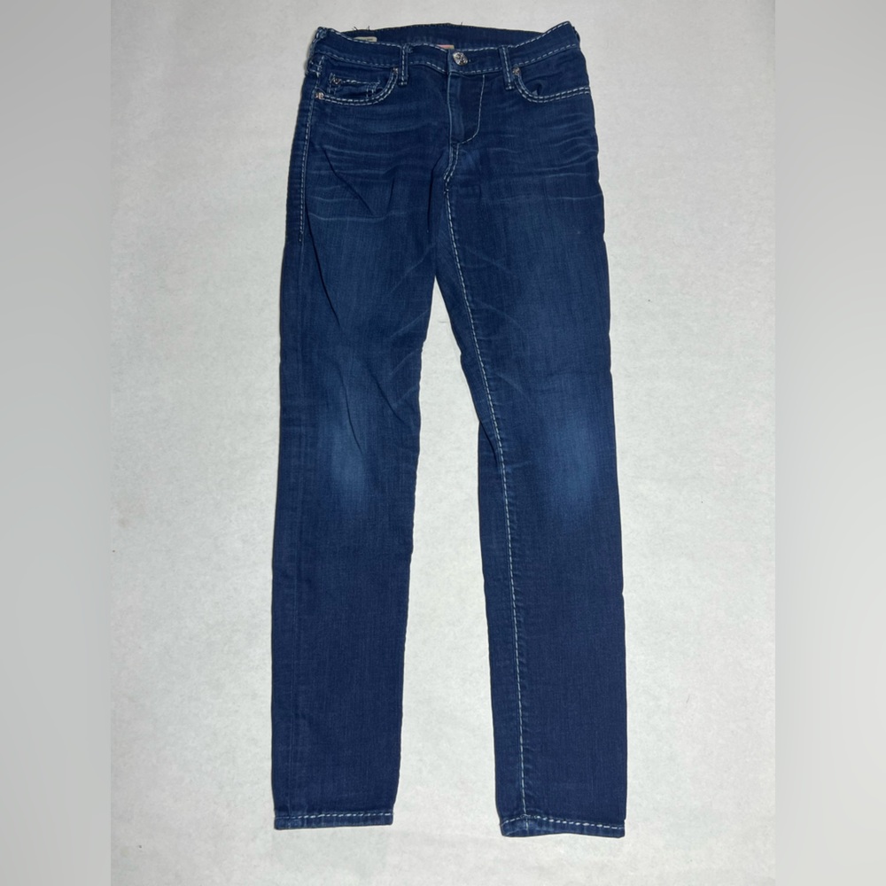 True Religion Halle mid rise super skinny jeans size 26.
